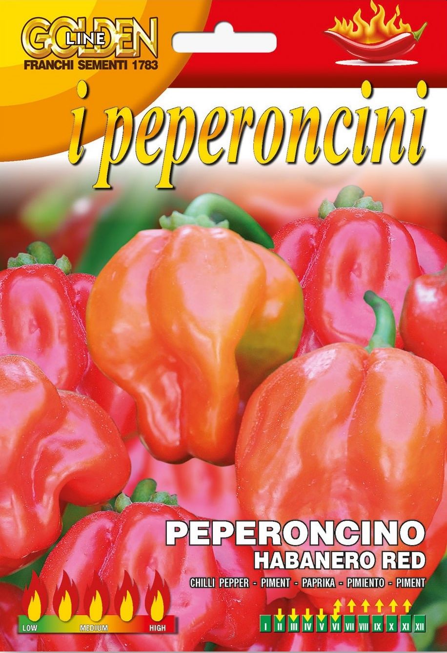 Перец острый Хабанеро красный 1 г.